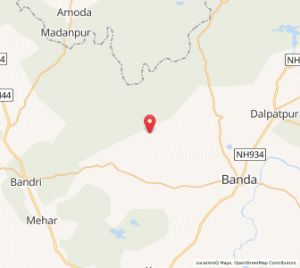 Map of Ronra, Madhya Pradesh