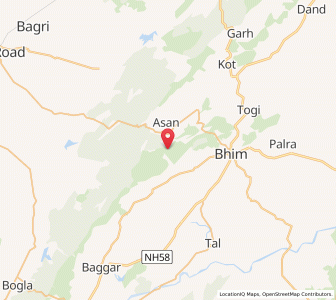 Map of Roriawan, Rajasthan