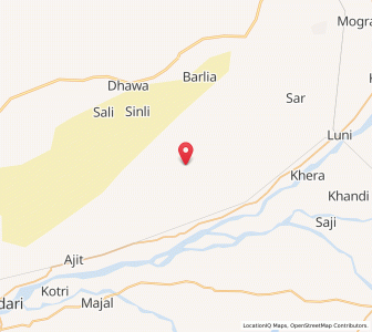 Map of Rosia, Rajasthan