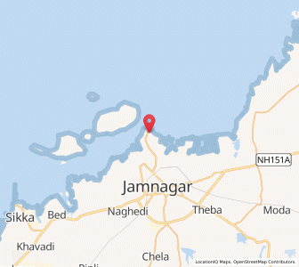 Map of Rozi Mata, Gujarat