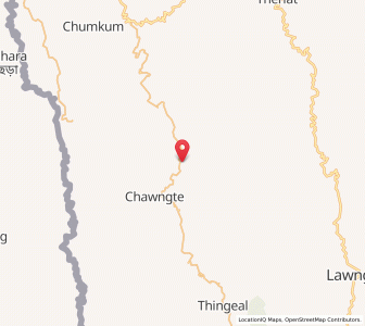 Map of Ruallalung, Mizoram