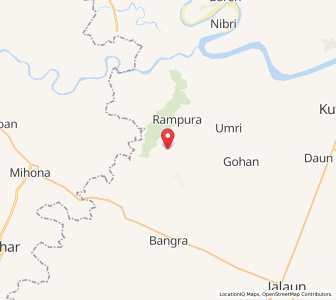 Map of Rudpura Madhogarh, Uttar Pradesh