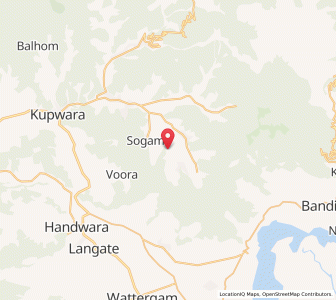 Map of Rugh Gund Manchhar, Kashmir