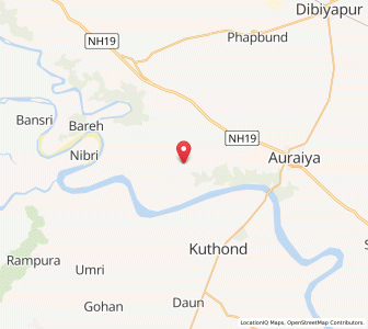 Map of Ruheli, Uttar Pradesh