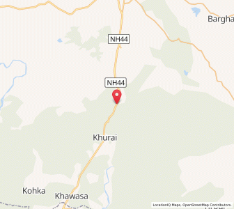 Map of Rukhar, Madhya Pradesh