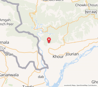 Map of Rumail, Kashmir