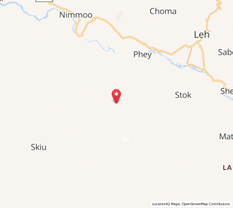 Map of Rumbak, Kashmir