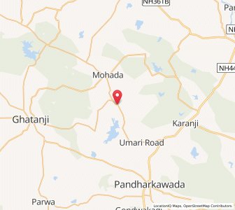 Map of Runjha, Maharashtra