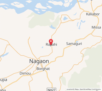 Map of Rupahi, Assam