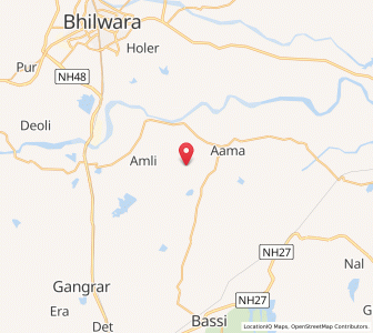 Map of Rupalia, Rajasthan