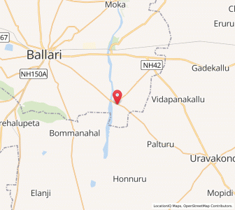 Map of Rupanagudi, Karnataka