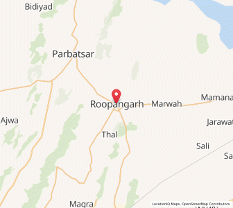 Map of Rupangarh, Rajasthan