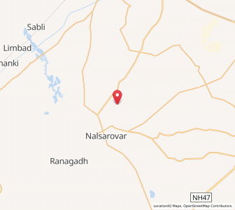 Map of Rupawati, Gujarat