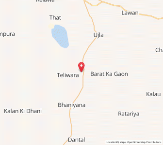 Map of Rupji Ki Dhani, Rajasthan