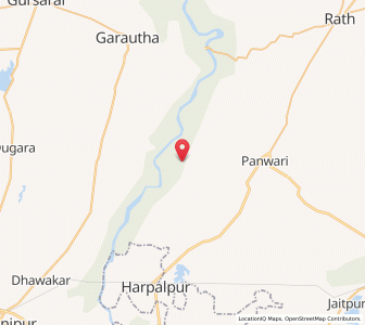 Map of Rupnaul, Uttar Pradesh