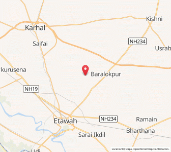 Map of Ruppur Sarai Bhikan, Uttar Pradesh