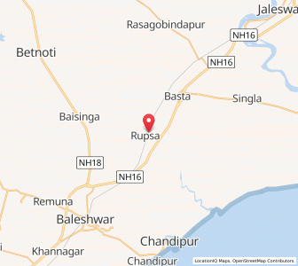 Map of Rupsa, Odisha