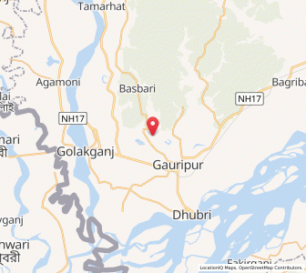 Map of Rupsi, Assam