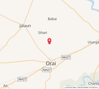 Map of Rura Addu, Uttar Pradesh