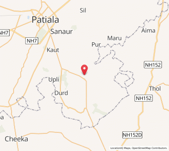 Map of Rurki Budhsingh, Punjab