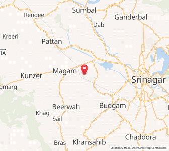 Map of Rus, Kashmir