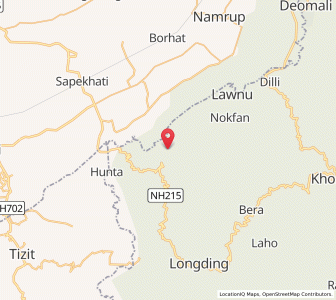 Map of Rusa, Nagaland
