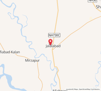 Map of Rustampur, Uttar Pradesh