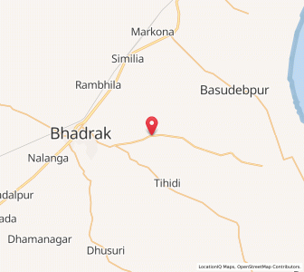 Map of Sabarang, Odisha