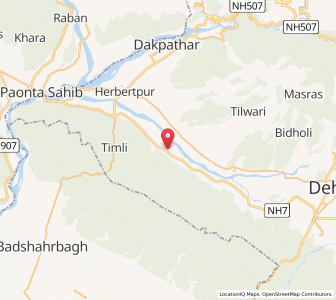 Map of Sabhawala, Uttarakhand