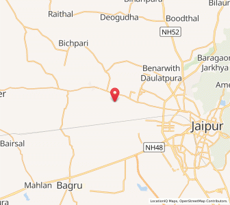 Map of Sabrampura, Rajasthan