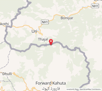 Map of Sada Dhakki, Kashmir