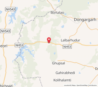 Map of Sadak Chichari, Chhattisgarh