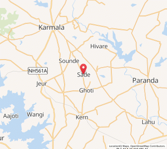 Map of Sade, Maharashtra