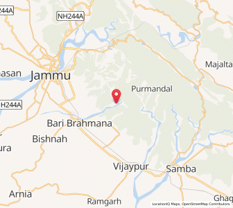 Map of Sadeal, Kashmir