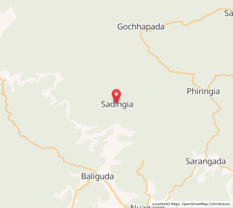 Map of Sadingia, Odisha