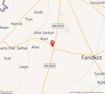 Map of Sadiq, Punjab