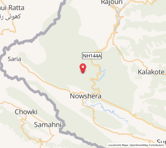 Map of Sadrai, Kashmir