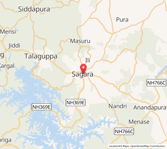 Map of Sagar, Madhya Pradesh