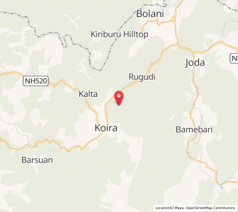 Map of Sagasa, Odisha