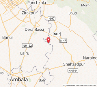Map of Sagaund, Punjab
