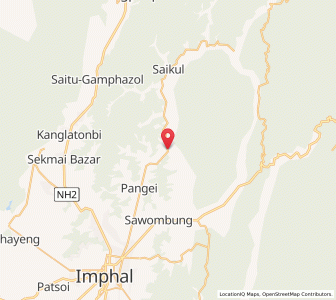 Map of Sagolmang, Manipur