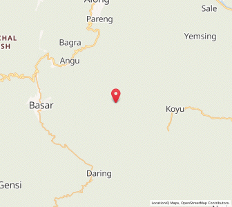 Map of Sagong, Arunachal Pradesh