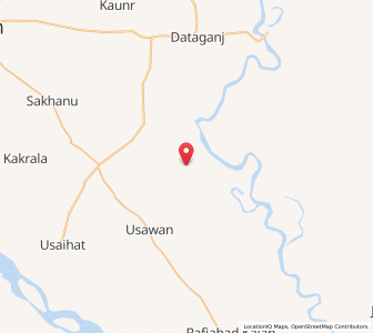 Map of Sahangai, Uttar Pradesh