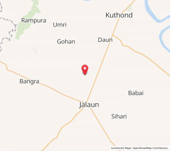Map of Sahao, Uttar Pradesh