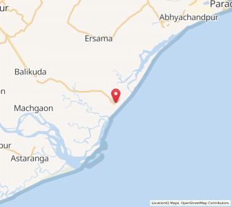 Map of Saharabedi, Odisha