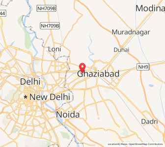 Map of Sahibabad, Uttar Pradesh