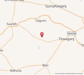 Map of Sahlapur, Uttar Pradesh
