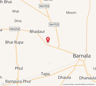 Map of Sahna, Punjab