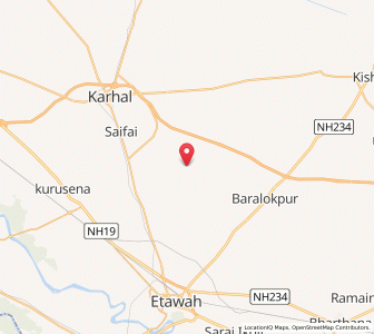 Map of Sahsarpur, Uttar Pradesh
