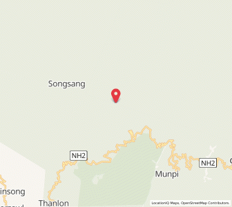 Map of Saichang, Manipur